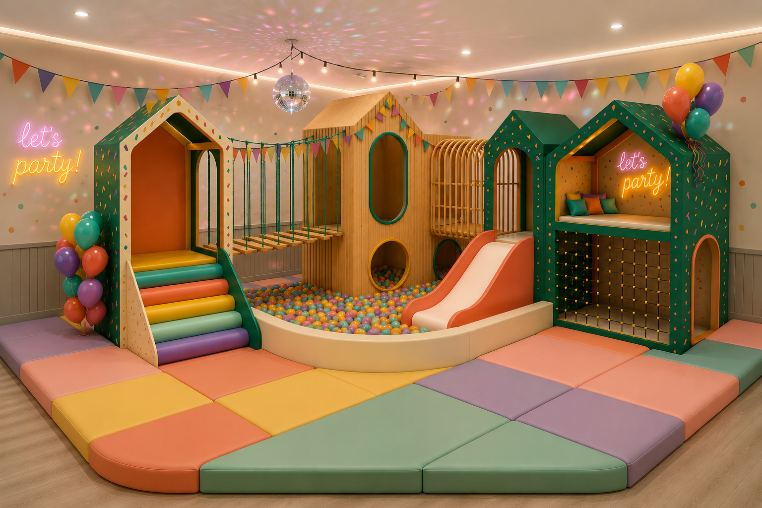 Plataforma Village Woodplay con feeling Forest