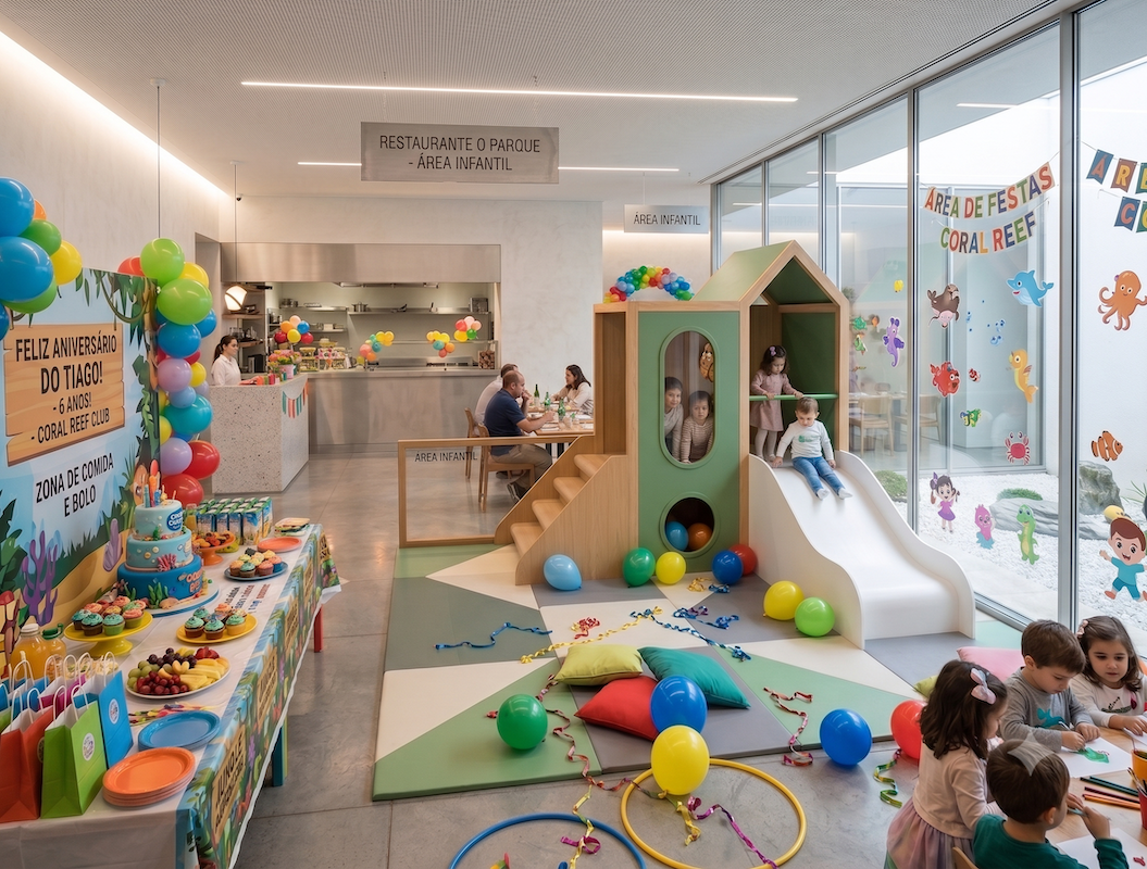 Village en un espacio de celebración